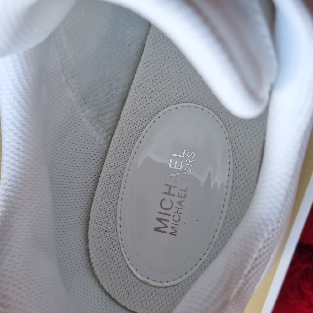 Michael Kors Zuma Trainer Leather - Optic White - Picture 9 of 12